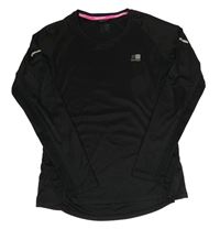 Černé funkční triko s logem Karrimor