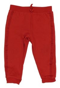 Červené tepláky s pruhem PRIMARK