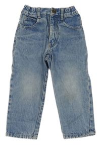 Světlemodré melírované rifle 