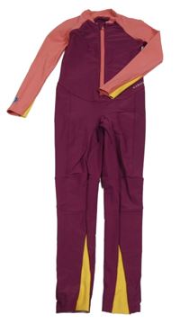 Růžovo-vínový UV overal nabaiji