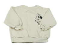 Smetanová mikina s Minnie Zara