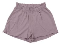 Lila teplákové kraťasy H&M