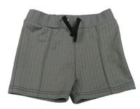 Černo-bílé vzorované kraťasy River Island