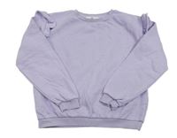 Lila mikina s volánky H&M
