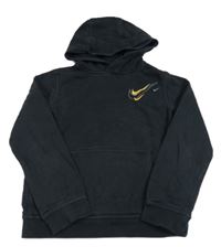 Černá mikina s logem a kapucí Nike