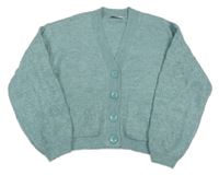 Světlemodrý propínací svetr svetr George