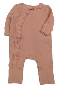 Růžový overal s volánkem Primark