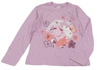 Růžové triko s Peppou a Suzie