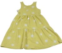 Žluté květované šaty Nutmeg