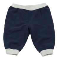 Tmavomodro-šedé tepláky C&A