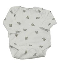 Bílé body s medvídky Next