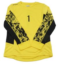 Žluto-černé sportovní triko s číslem Sondico