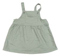 Světlezelené puntíkaté laclové šaty H&M