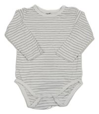 Bílo-šedé pruhované body Dopodopo