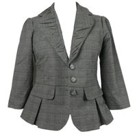 Dámské šedé kostkované sako Orsay 