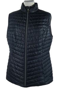 Dámská tmavomodrá prošívaná šusťáková zateplená vesta C&A