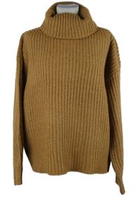 Dámský hnědý svetrový rolák 