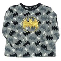 Šedé plyšové pyžamové triko s Batmanem Primark