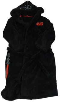 Černý chlupatý župan s kapucí- Star Wars M&S