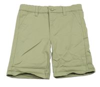Khaki plátěné chino kraťasy Denim Co
