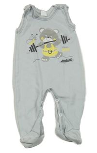 Šedé dupačky s medvídkem TupTam