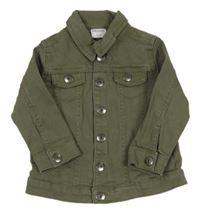 Khaki riflová bunda F&F