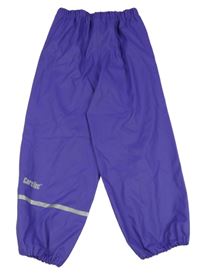 Fialové voděodolné kalhoty