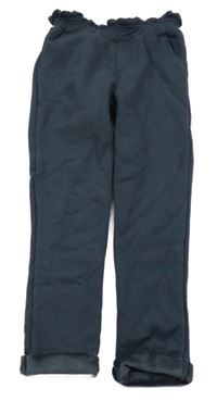 Tmavomodré paper bag zateplené tepláky Kiki&Koko