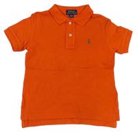 Oranžové polo tričko Ralph Lauren
