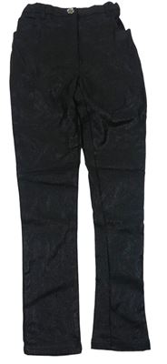 Černé třpytivé kalhoty Minoti