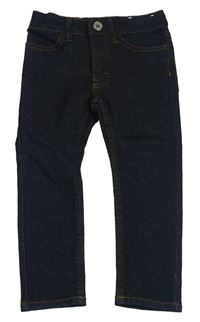 Tmavomodré skinny fit rifle H&M