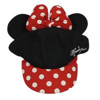Černo-červená plátěná kšiltovka - Minnie zn. Disney 