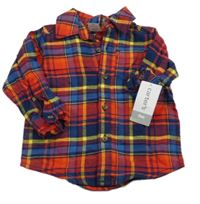 Nové - Barevná kostkovaná flanelová košile Carte´s 