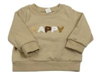 Béžová vzorovaná mikina s nápisem Shein