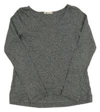 Šedé melírované triko H&M