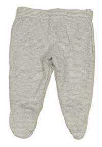 Bílo-šedé pruhované polodupky M&S