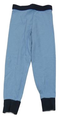 Světlemodro-tmavomodré pyžamové kalhoty H&M