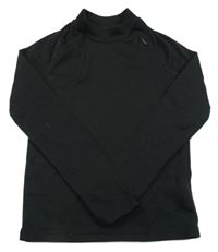 Černé spodní funkční triko Decathlon 