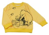 Žlutá mikina s medvídkem Pú 