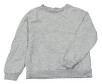 Šedá melírovaná mikina H&M