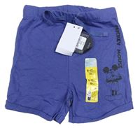 Tmavomodré kraťasy s Mickey Disney