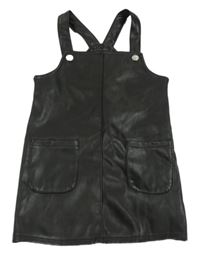 Černé koženkové šaty PRIMARK