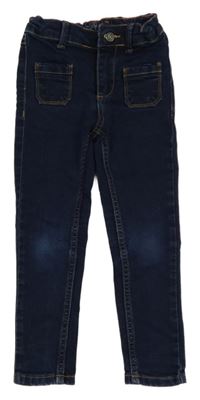 Tmavomodré skinny rifle ESPRIT