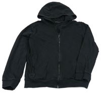 Černá propínací mikina s kapucí George