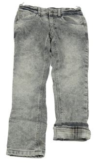 Šedé plísňové straight podšité rifle C&A