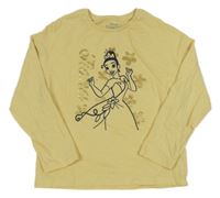 Žluté melírované triko s Tianou M&S