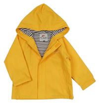 Oranžovožlutá nepromokavá jarní bunda s kapucí Moussaillon