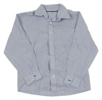 Modro-bílá kostkovaná košile C&A