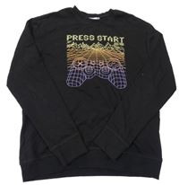 Černá mikina s ovladačem H&M