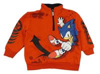 Červená mikina se Sonicem Primark